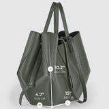 Italian Full-Grain Leather Tote Bag | Piacenza - TAKEASY - Flyclothing LLC