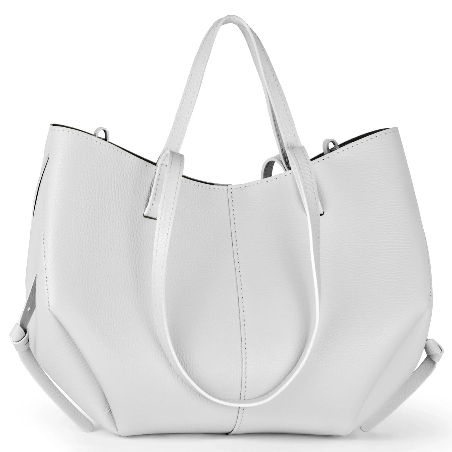 Italian Genuine Calf Leather Tote Bag 312912 - TAKEASY - Flyclothing LLC