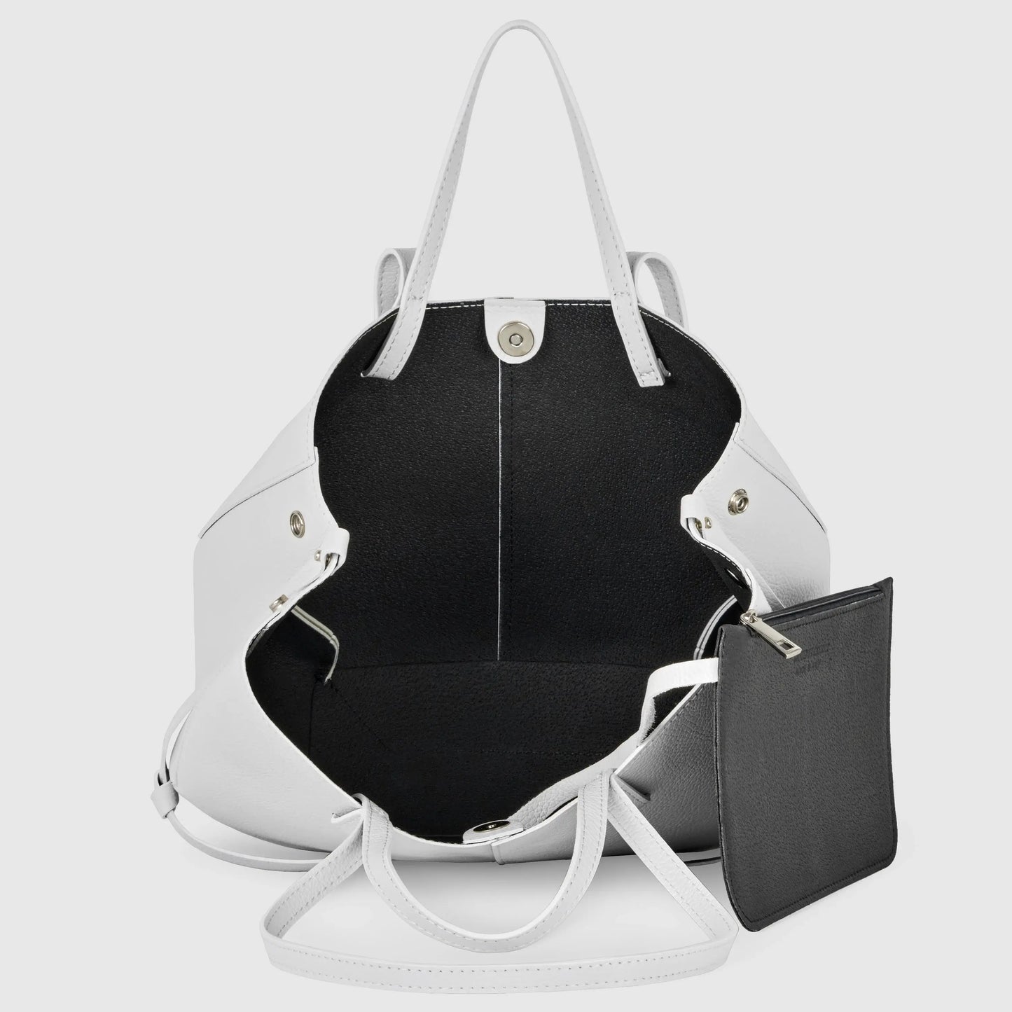 Italian Genuine Calf Leather Tote Bag 312912 - TAKEASY - Flyclothing LLC