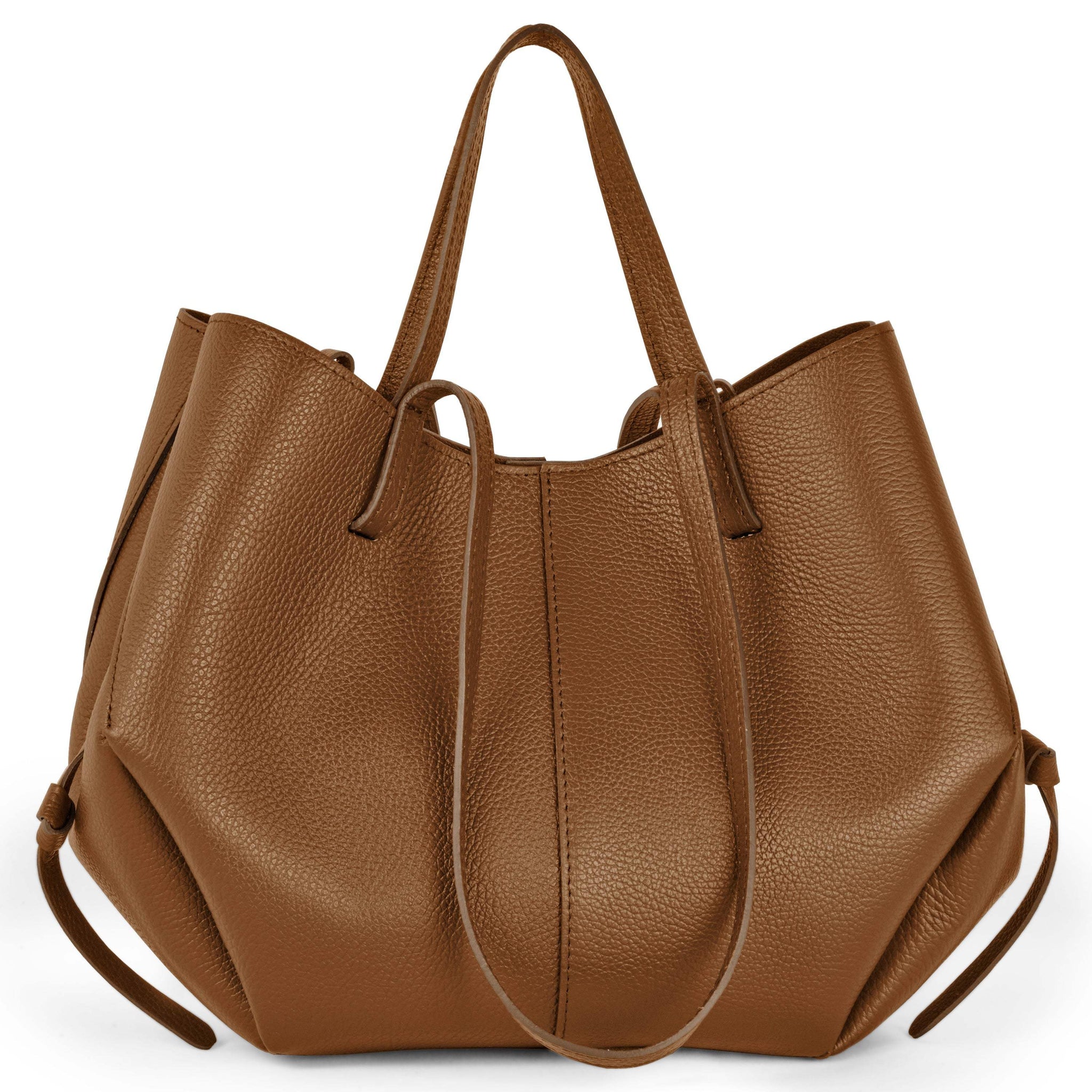 Italian Full-Grain Leather Tote Bag | Piacenza - TAKEASY - Flyclothing LLC