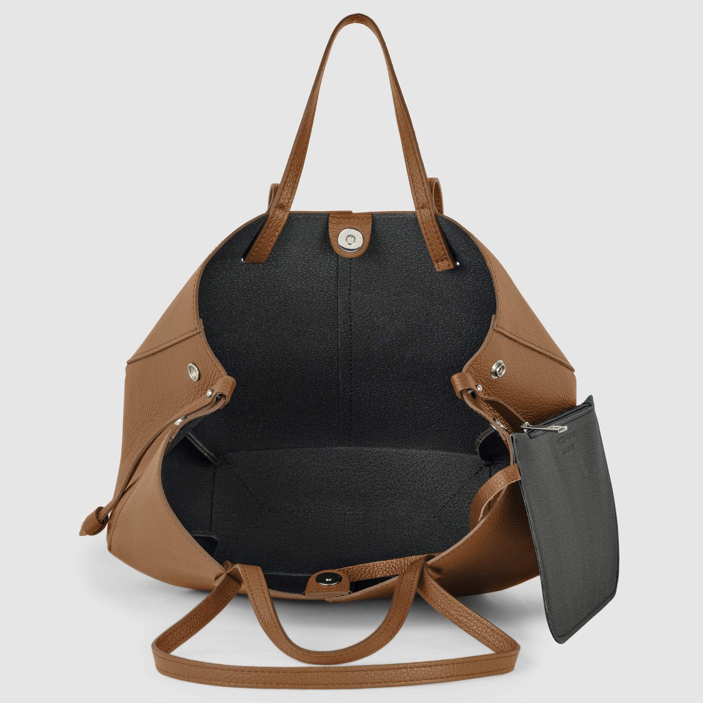 Italian Full-Grain Leather Tote Bag | Piacenza - TAKEASY - Flyclothing LLC