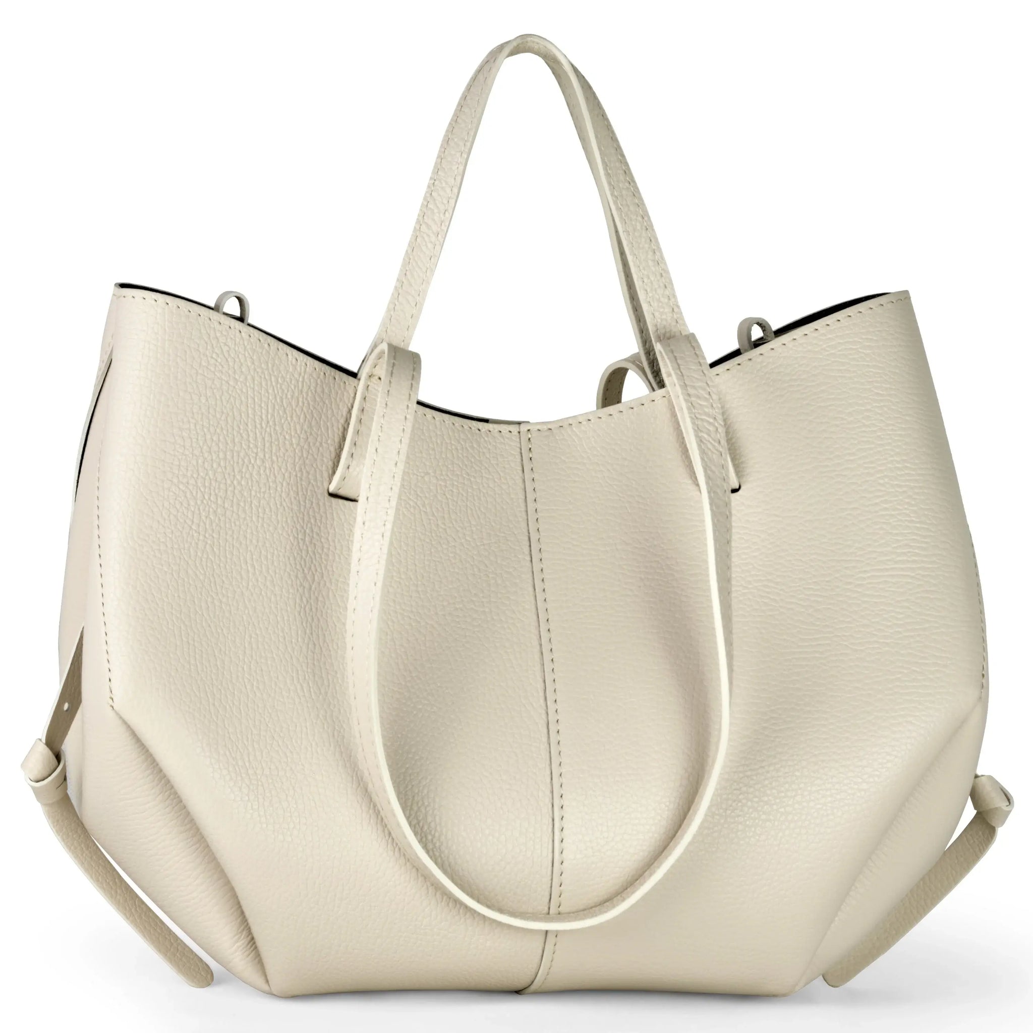 Italian Genuine Calf Leather Tote Bag 312912 - TAKEASY - Flyclothing LLC