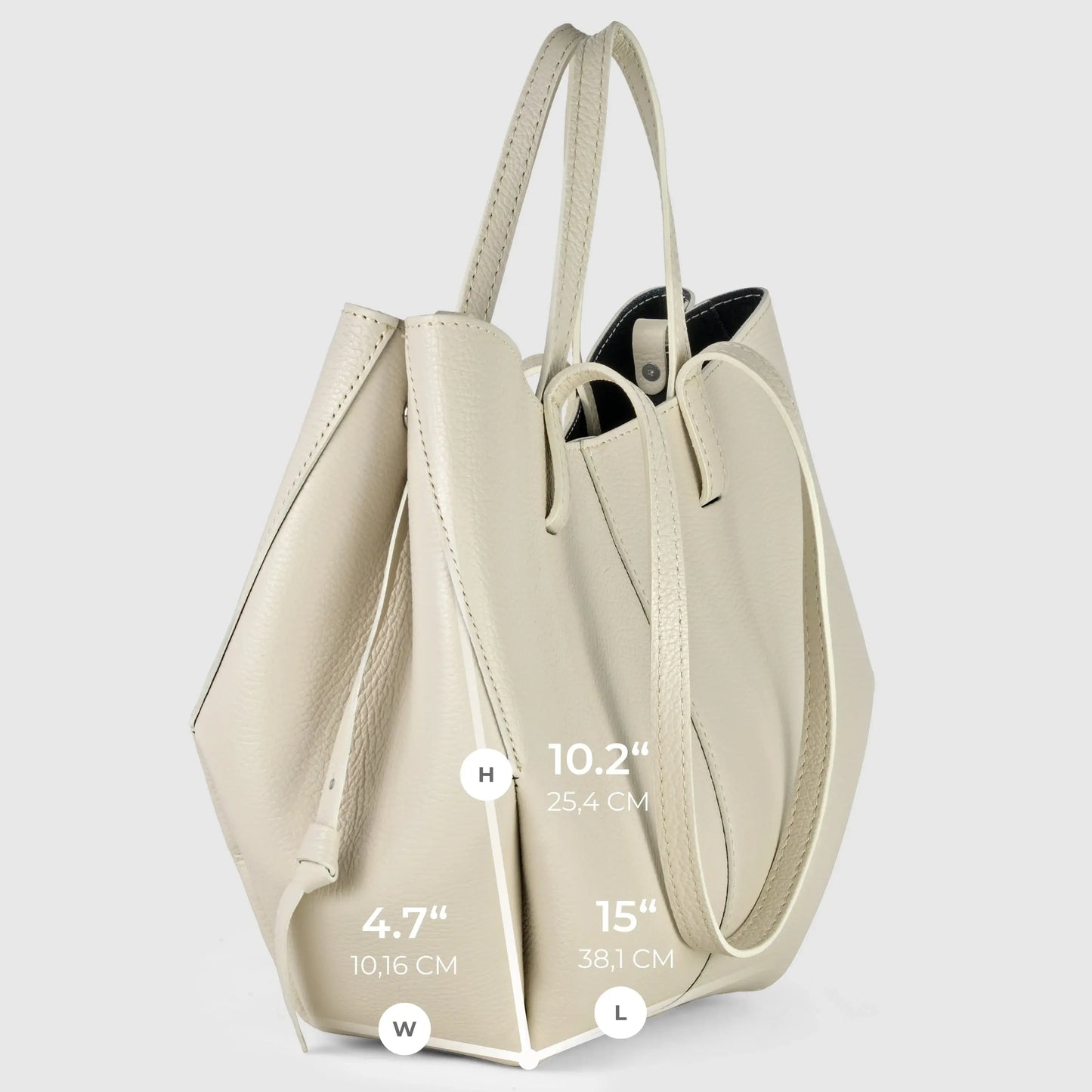 Italian Genuine Calf Leather Tote Bag 312912 - TAKEASY - Flyclothing LLC