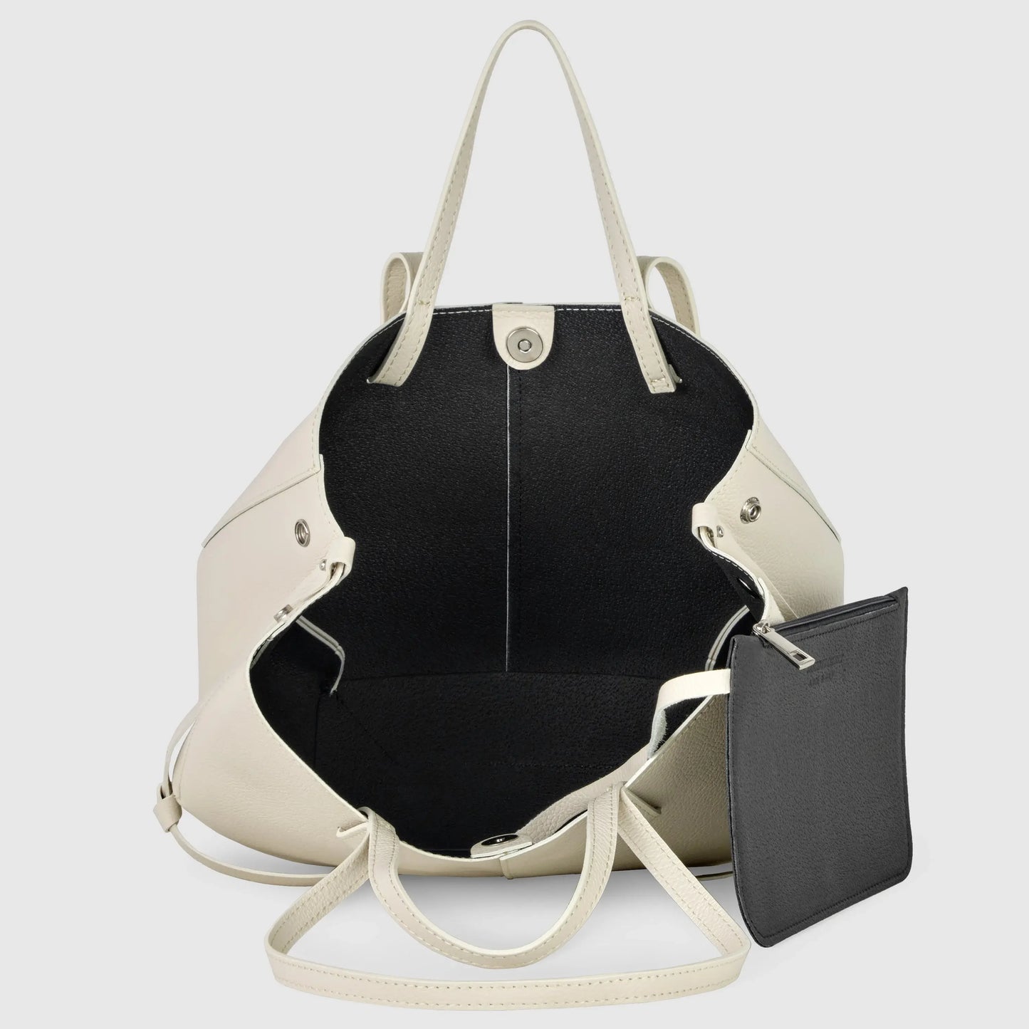 Italian Genuine Calf Leather Tote Bag 312912 - TAKEASY - Flyclothing LLC