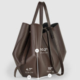 Italian Full-Grain Leather Tote Bag | Piacenza - TAKEASY - Flyclothing LLC