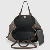 Italian Genuine Calf Leather Tote Bag 312912 - TAKEASY - Flyclothing LLC