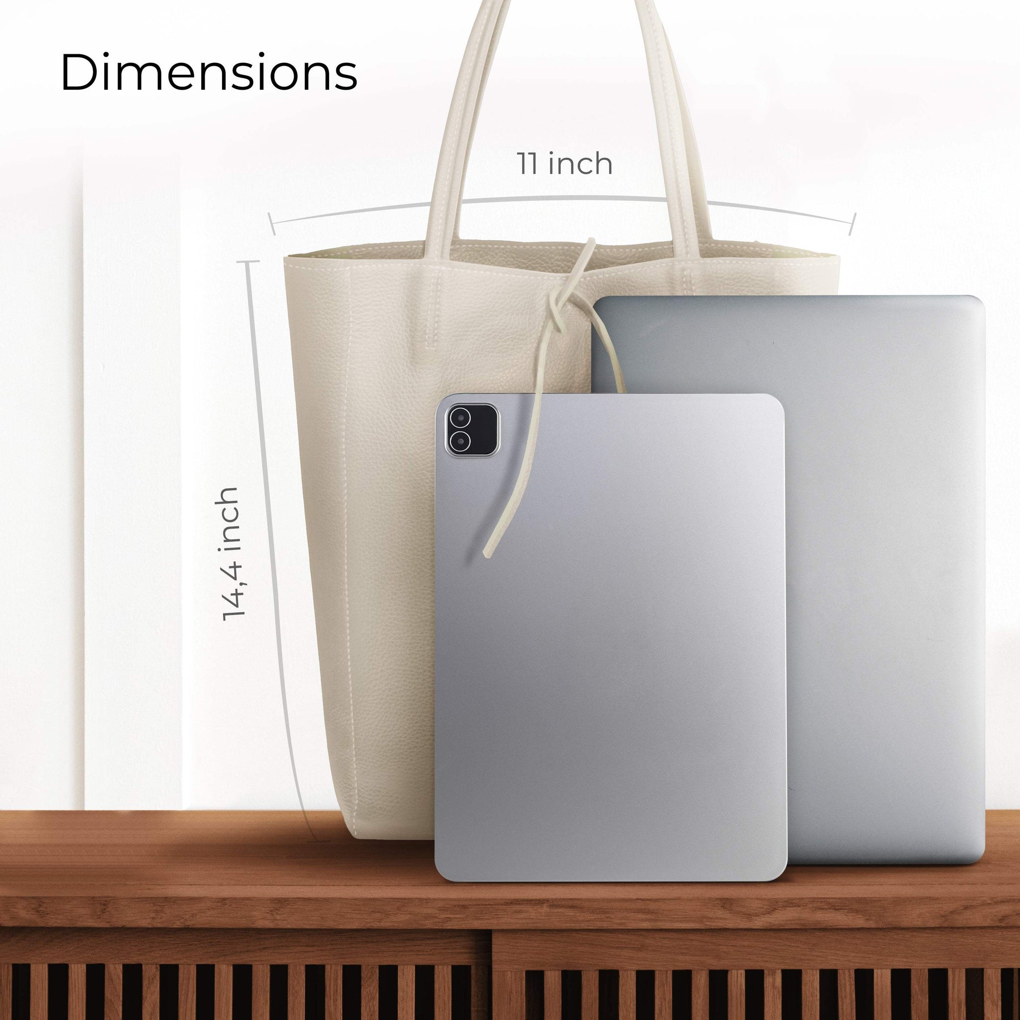 Italian Genuine Calf Leather Tote Bag 201718 - TAKEASY - Flyclothing LLC