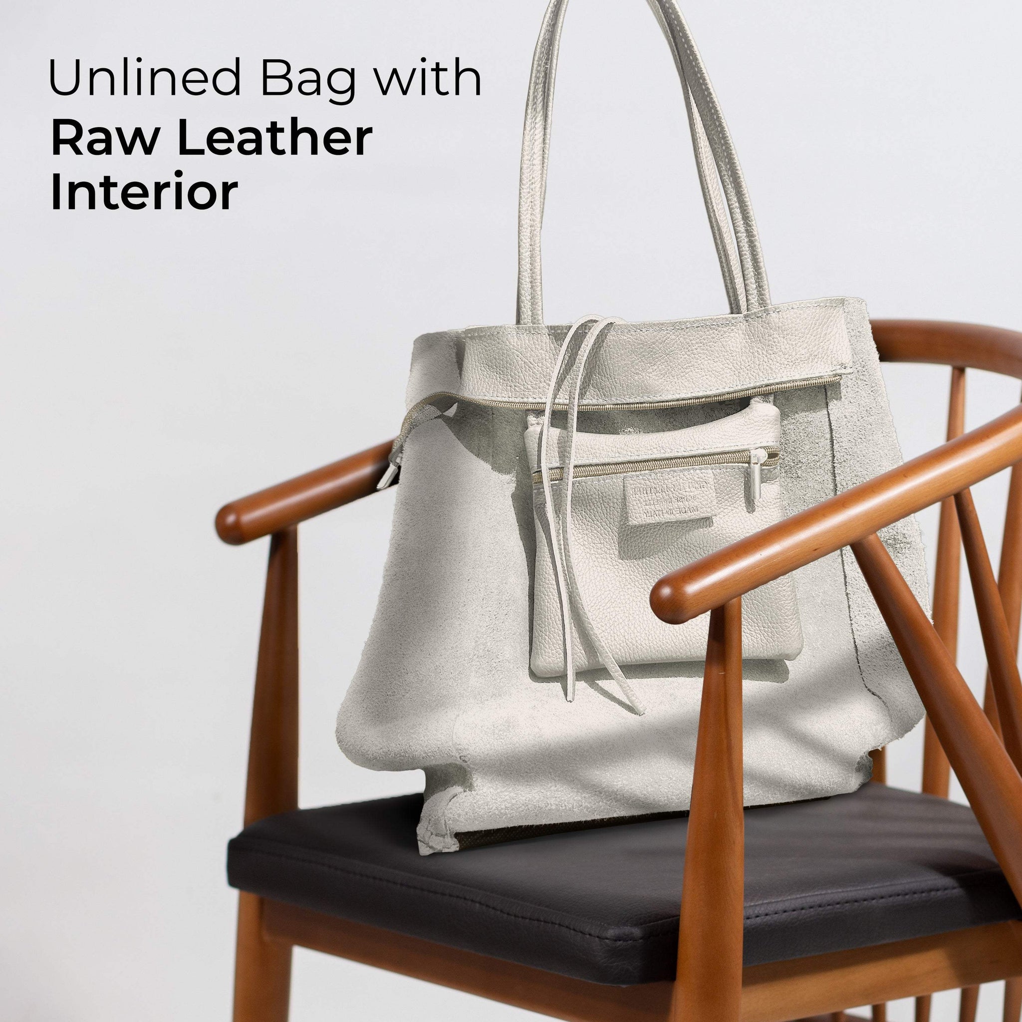 Italian Genuine Calf Leather Tote Bag 201718 - TAKEASY - Flyclothing LLC