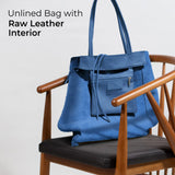 Calf Leather Tote Bag - TAKEASY - Flyclothing LLC