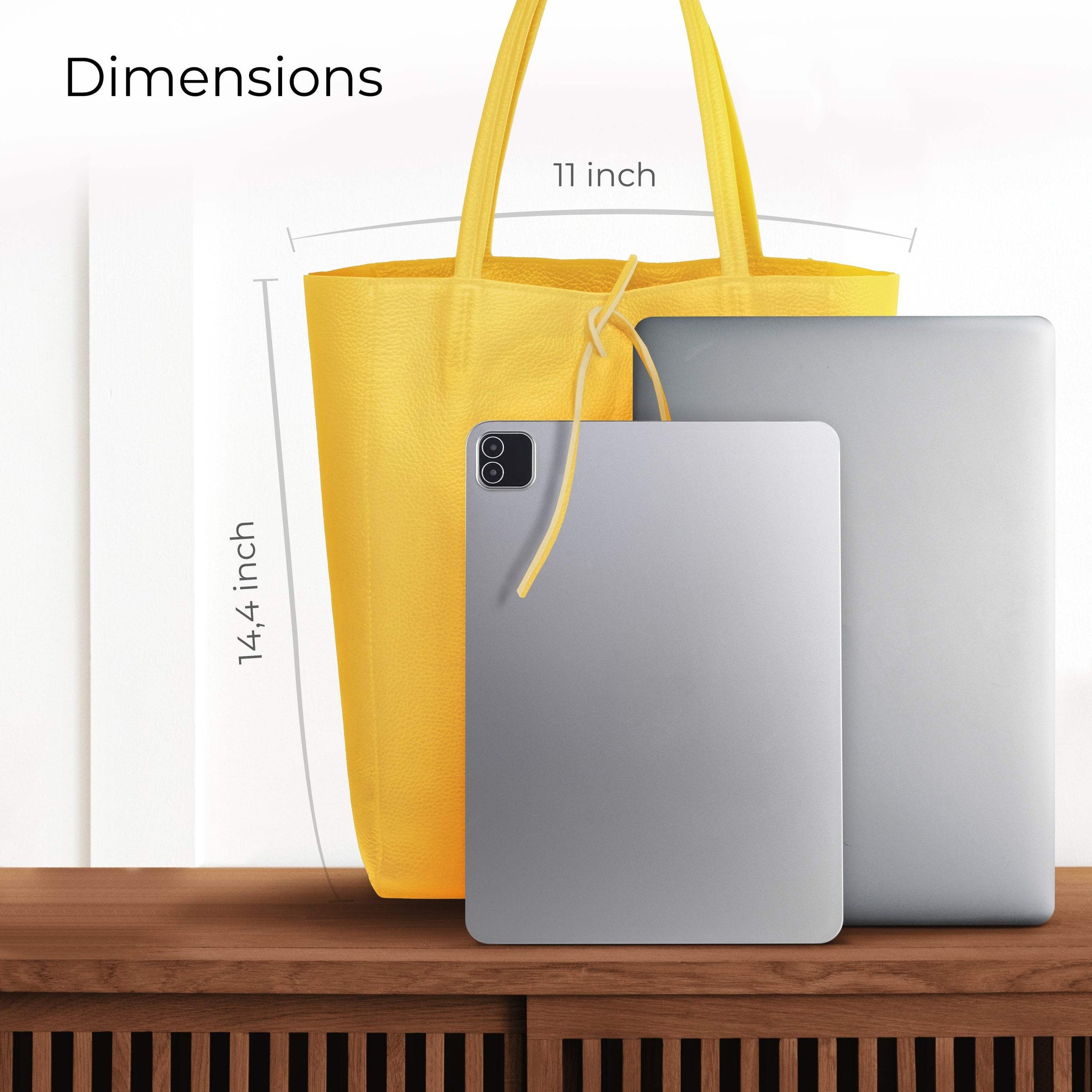 Italian Genuine Calf Leather Tote Bag 201718 - TAKEASY - Flyclothing LLC