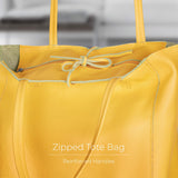 Italian Genuine Calf Leather Tote Bag 201718 - TAKEASY - Flyclothing LLC