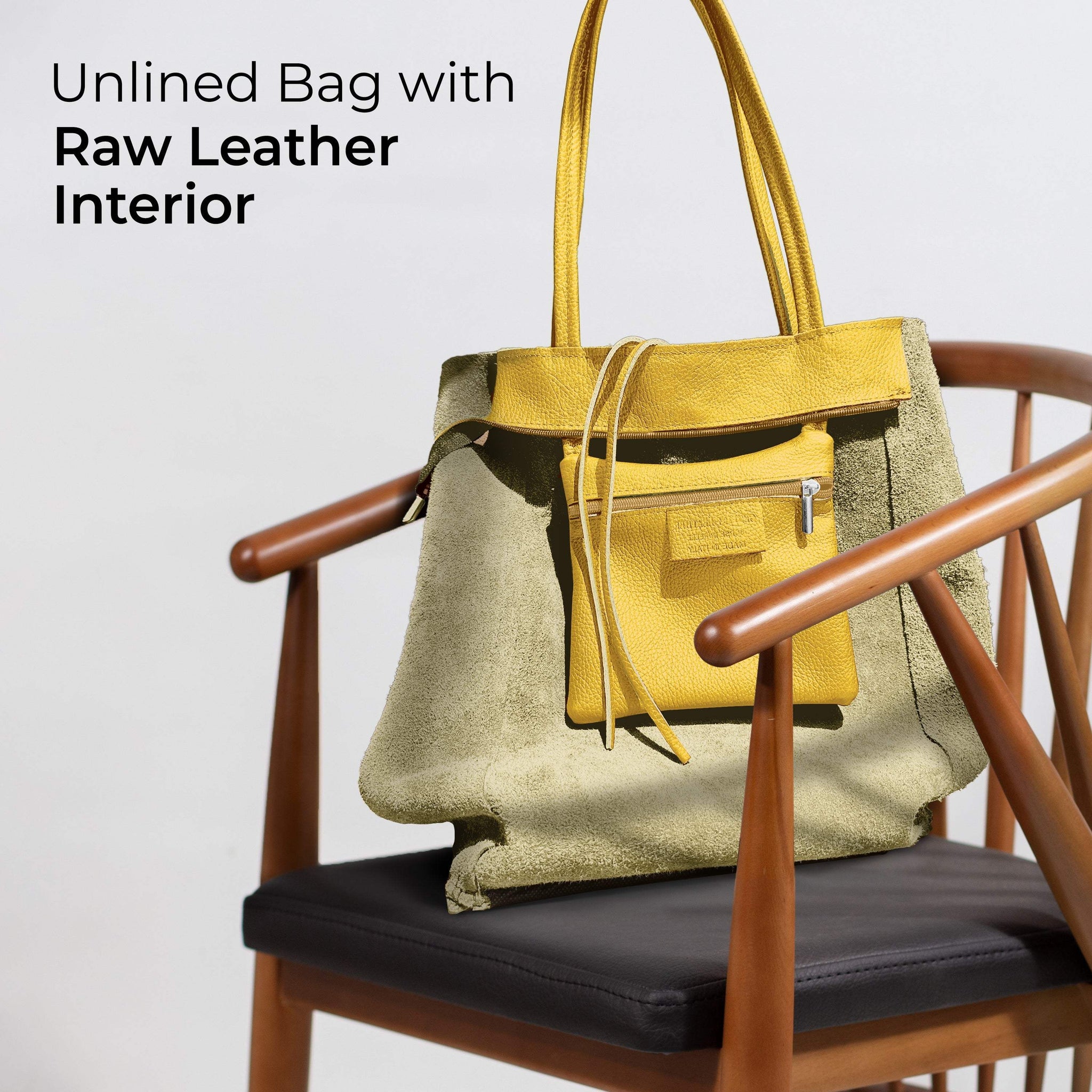Italian Genuine Calf Leather Tote Bag 201718 - TAKEASY - Flyclothing LLC