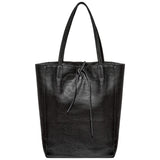Italian Genuine Calf Leather Tote Bag 201718 - TAKEASY - Flyclothing LLC