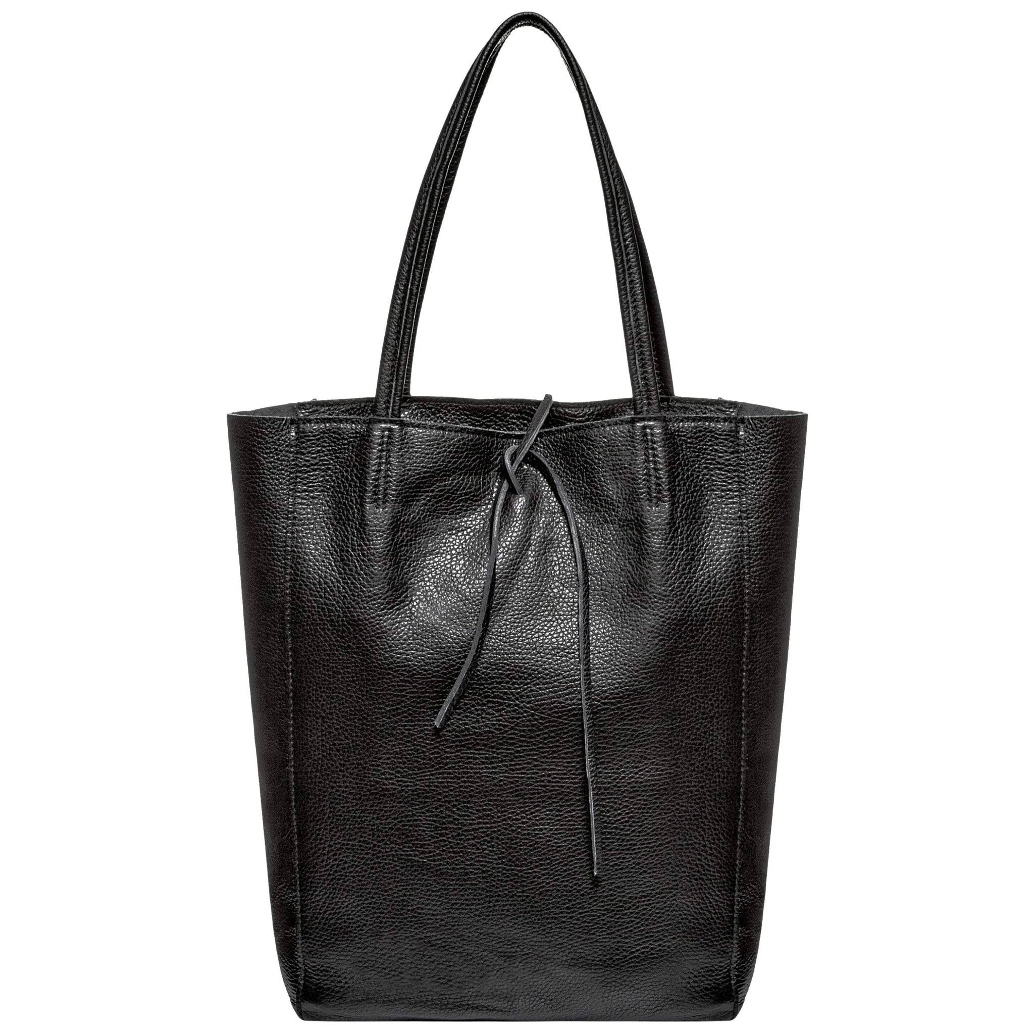Italian Genuine Calf Leather Tote Bag 201718 - TAKEASY - Flyclothing LLC