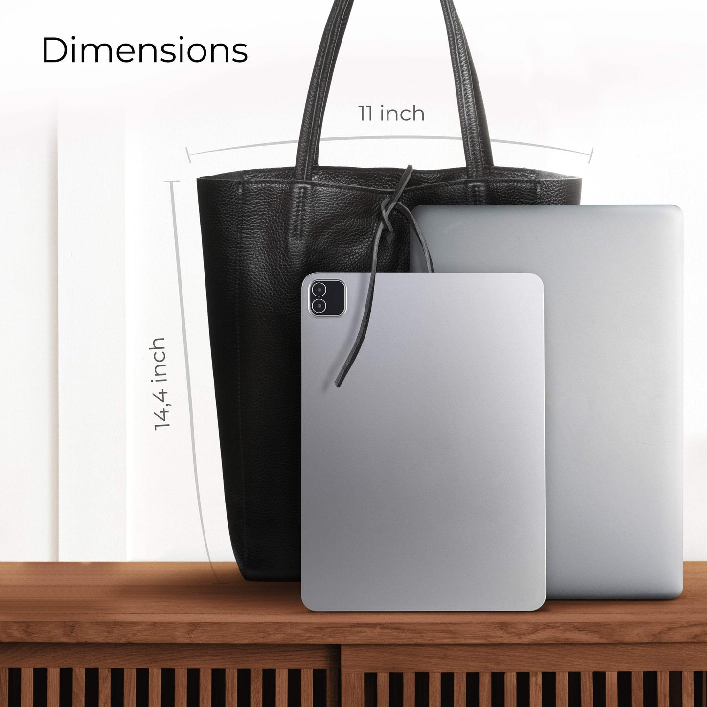 Italian Genuine Calf Leather Tote Bag 201718 - TAKEASY - Flyclothing LLC