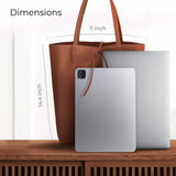 Italian Genuine Calf Leather Tote Bag 201718 - TAKEASY - Flyclothing LLC
