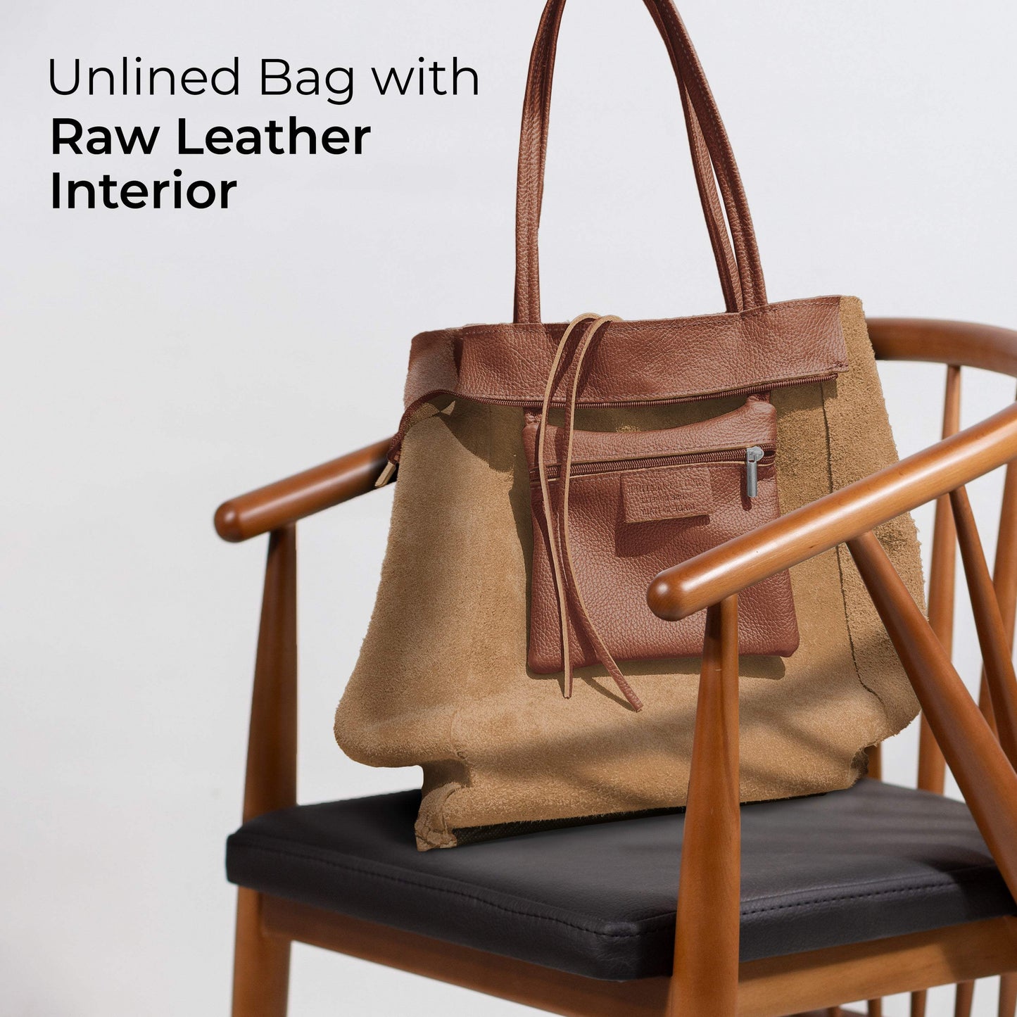 Italian Genuine Calf Leather Tote Bag 201718 - TAKEASY - Flyclothing LLC