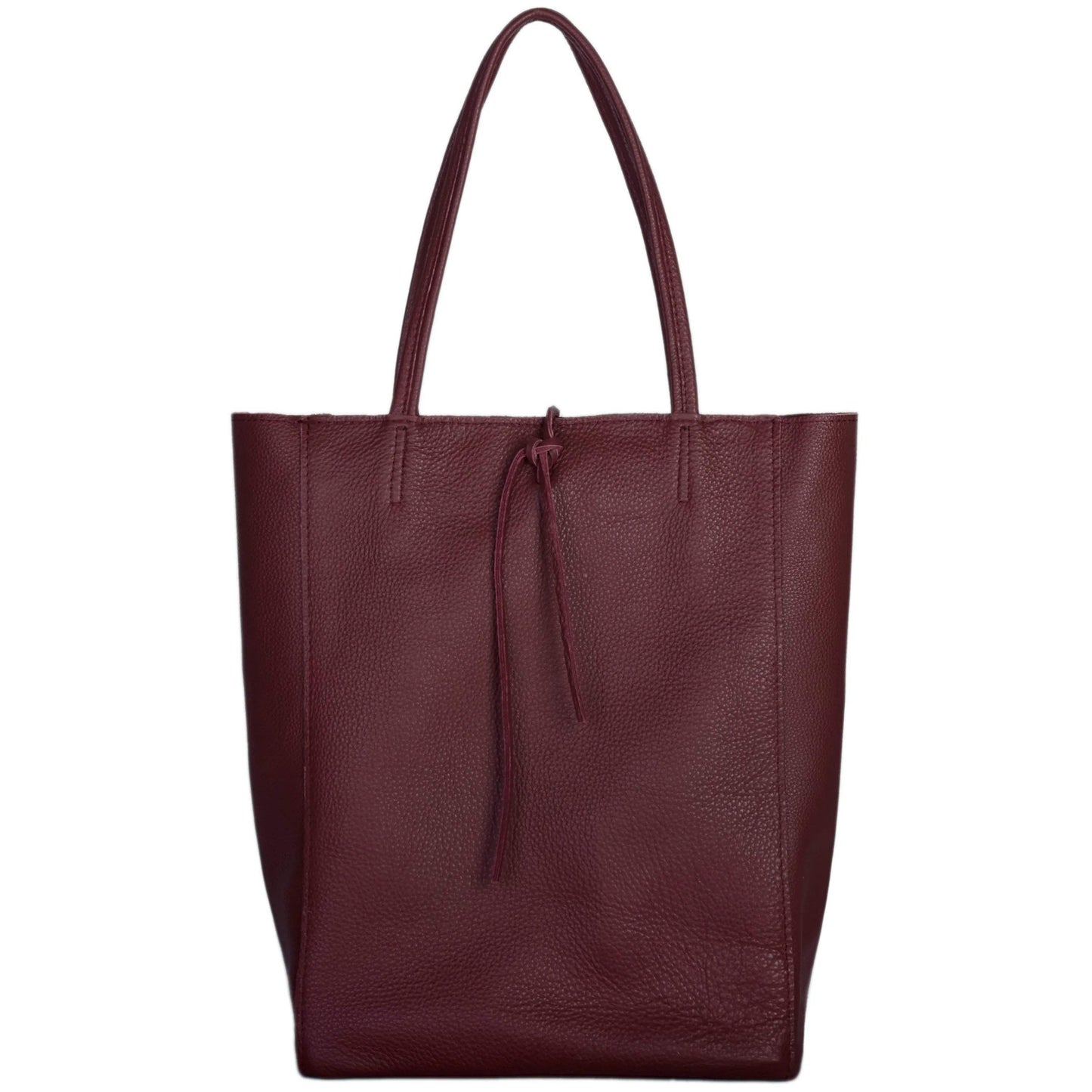 Italian Genuine Calf Leather Tote Bag 201718 - TAKEASY - Flyclothing LLC