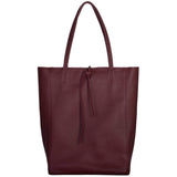 Italian Genuine Calf Leather Tote Bag 201718 - TAKEASY - Flyclothing LLC