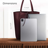 Italian Genuine Calf Leather Tote Bag 201718 - TAKEASY - Flyclothing LLC