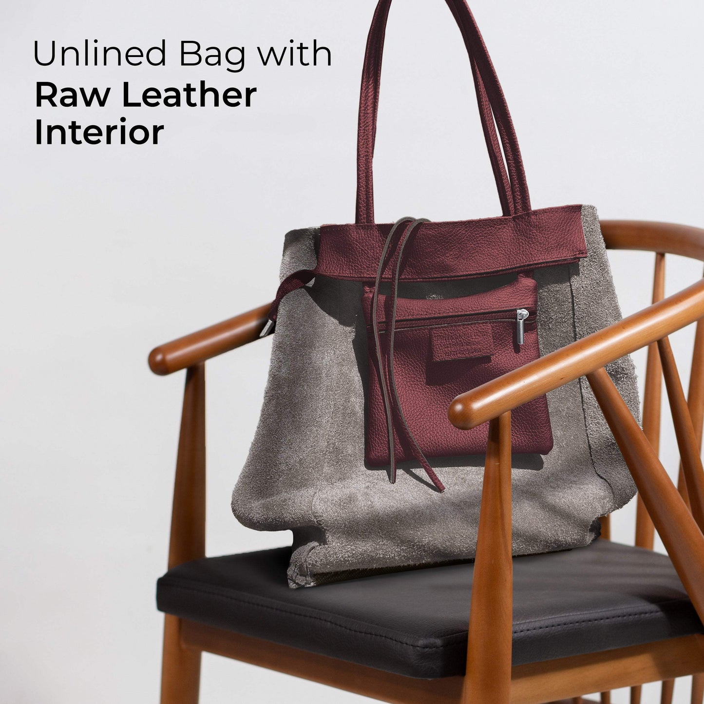 Italian Genuine Calf Leather Tote Bag 201718 - TAKEASY - Flyclothing LLC