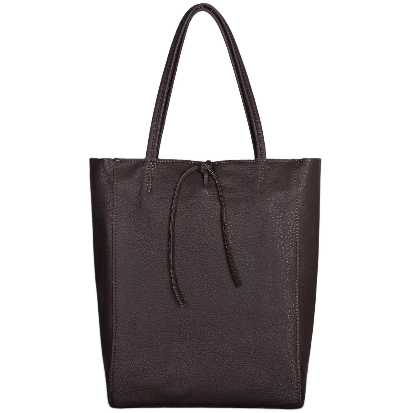 Italian Genuine Calf Leather Tote Bag 201718 - TAKEASY - Flyclothing LLC