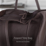 Italian Genuine Calf Leather Tote Bag 201718 - TAKEASY - Flyclothing LLC