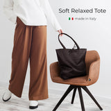 Calf Leather Tote Bag