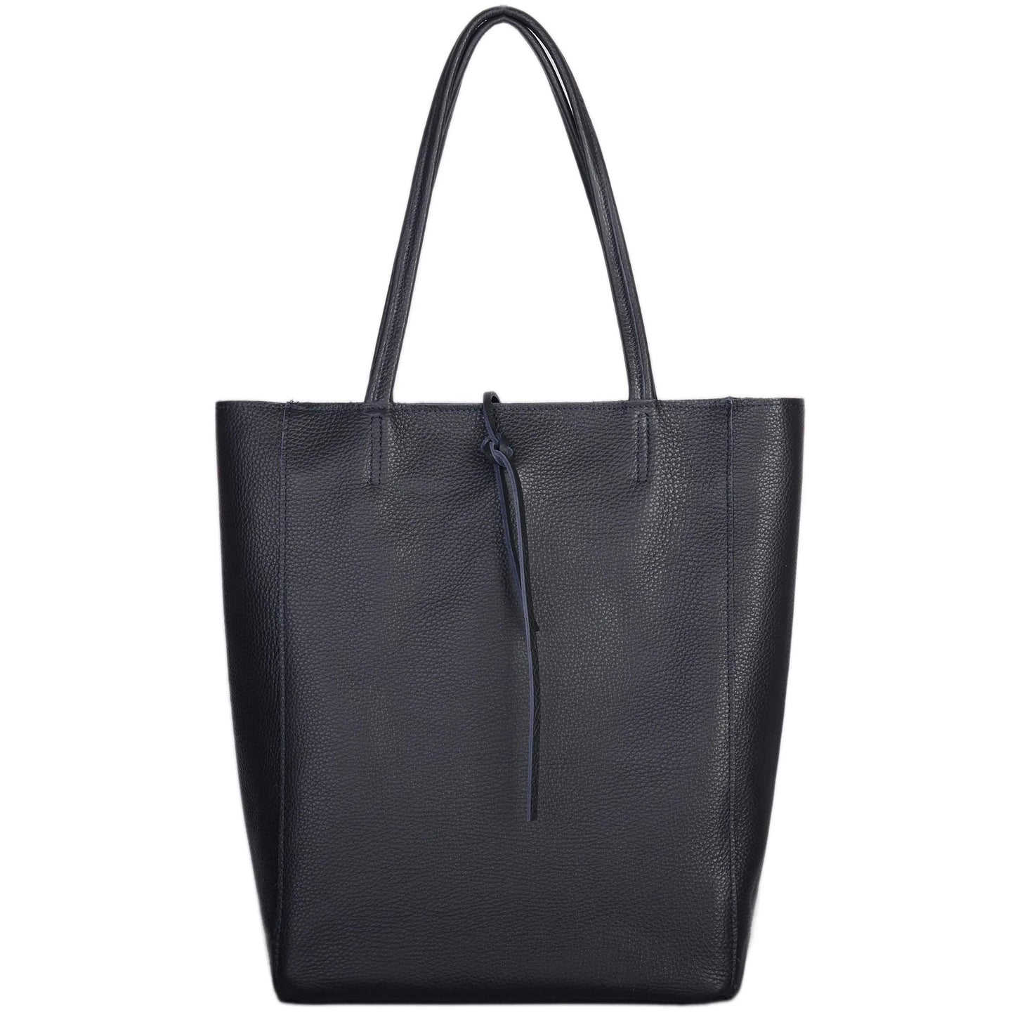 Italian Genuine Calf Leather Tote Bag 201718 - TAKEASY - Flyclothing LLC