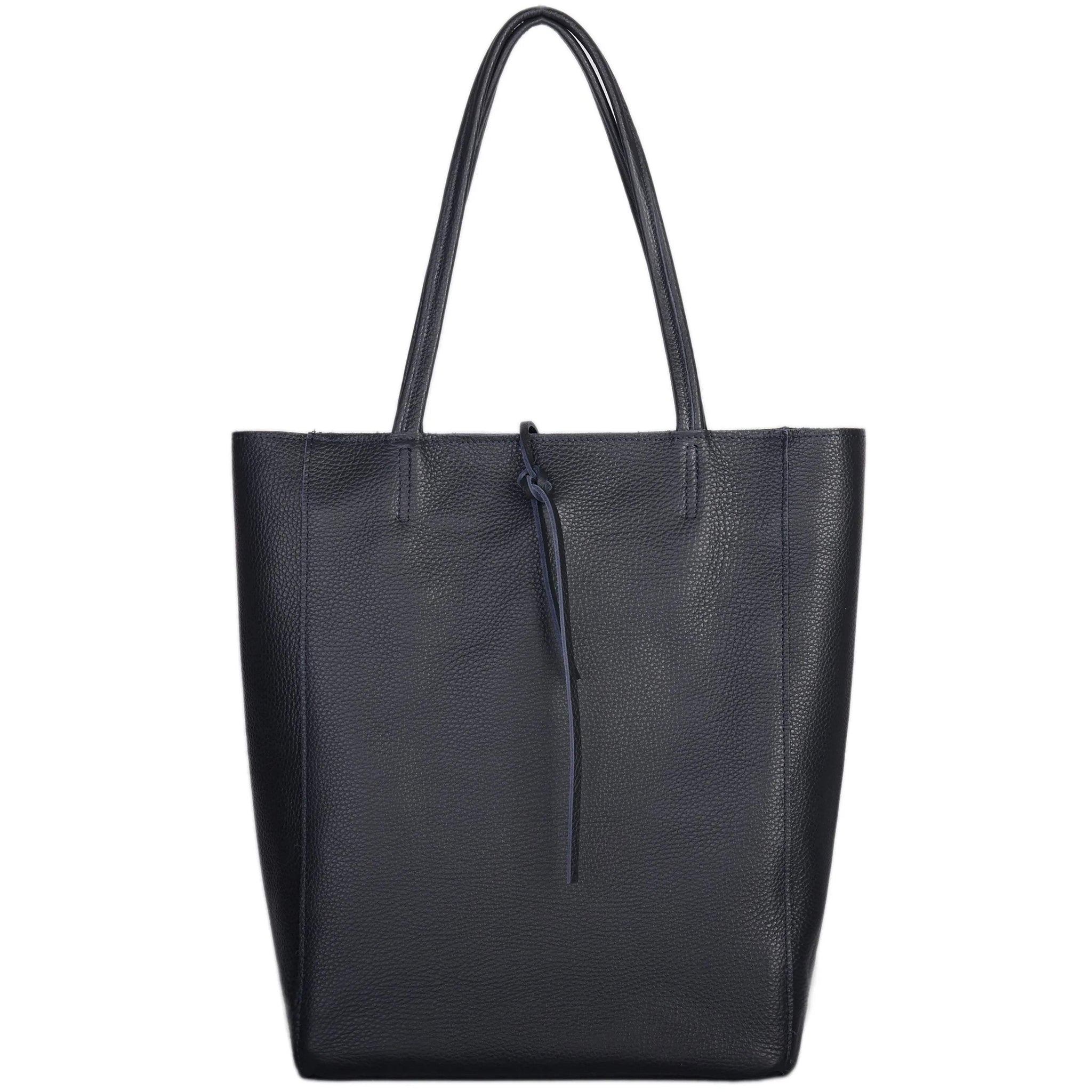 Italian Genuine Calf Leather Tote Bag 201718 - TAKEASY - Flyclothing LLC