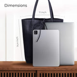 Italian Genuine Calf Leather Tote Bag 201718 - TAKEASY - Flyclothing LLC