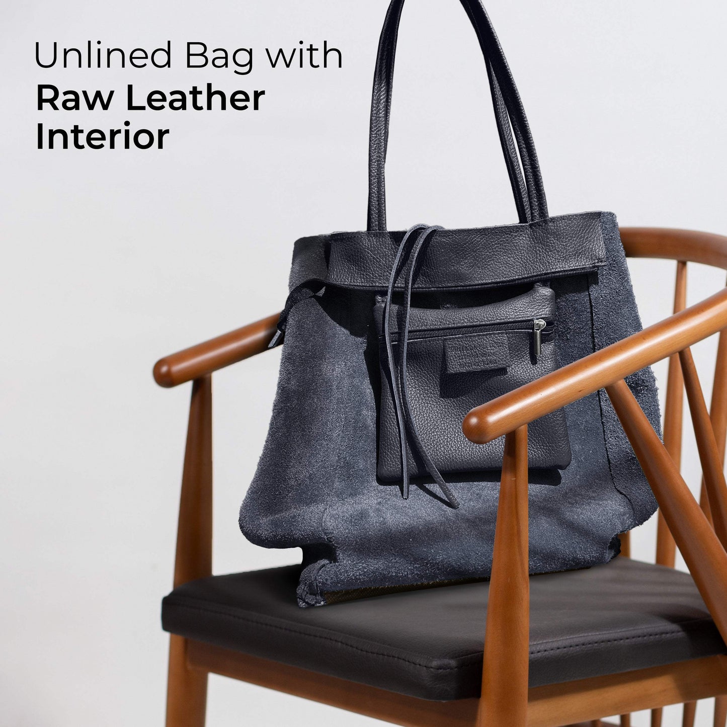 Italian Genuine Calf Leather Tote Bag 201718 - TAKEASY - Flyclothing LLC