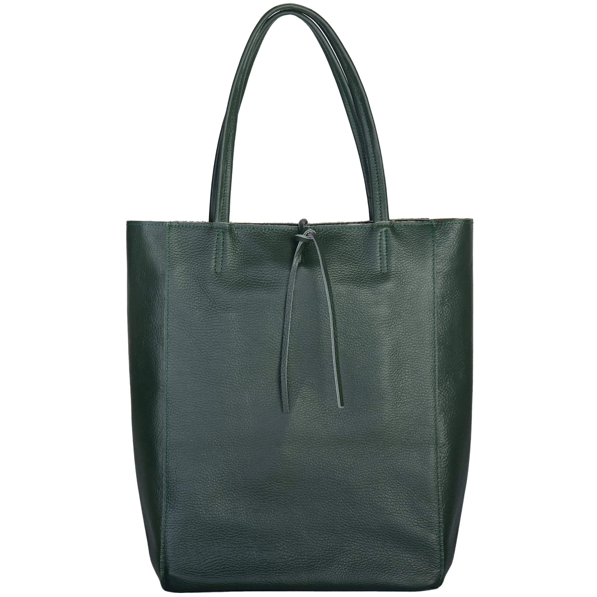 Italian Genuine Calf Leather Tote Bag 201718 - TAKEASY - Flyclothing LLC