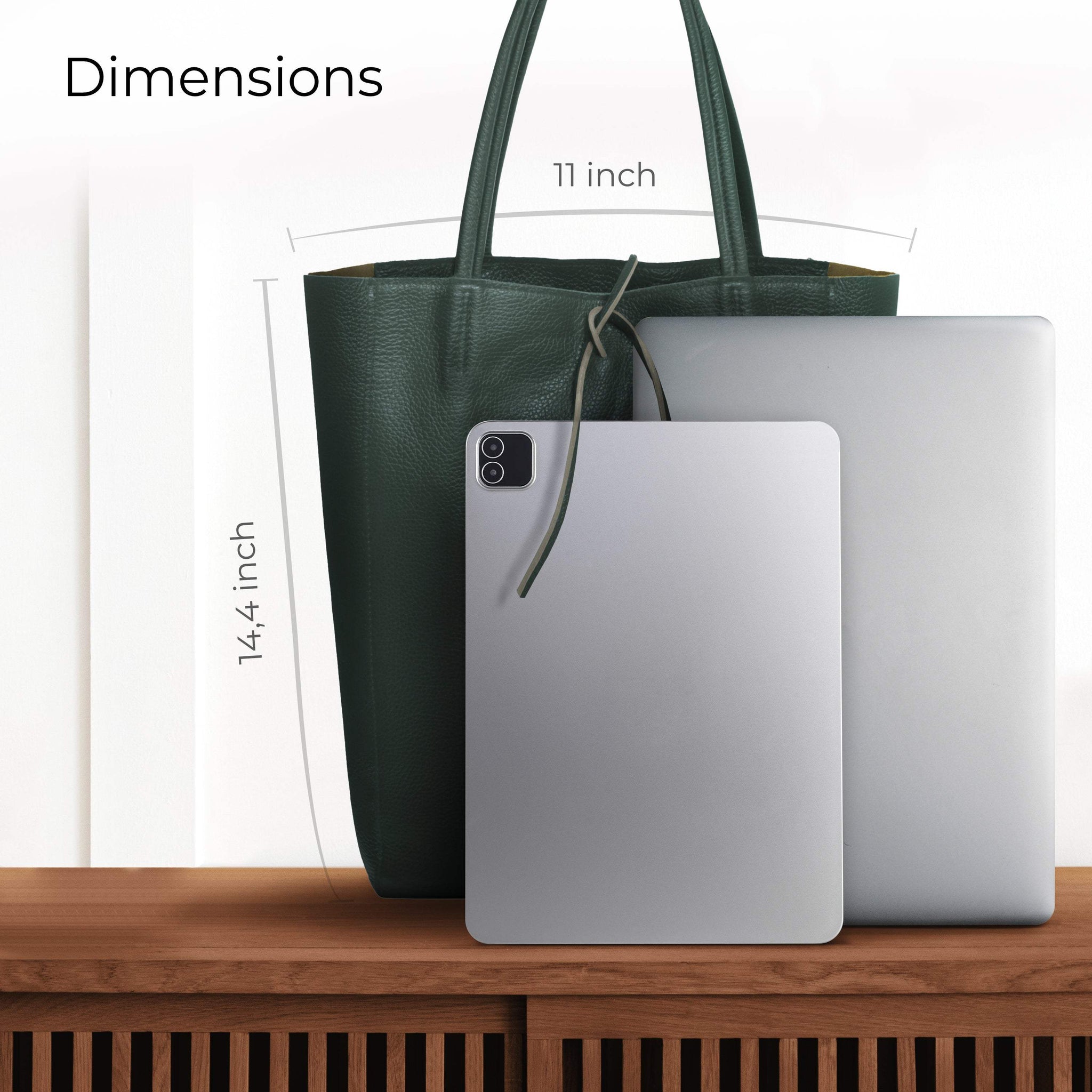 Italian Genuine Calf Leather Tote Bag 201718 - TAKEASY - Flyclothing LLC