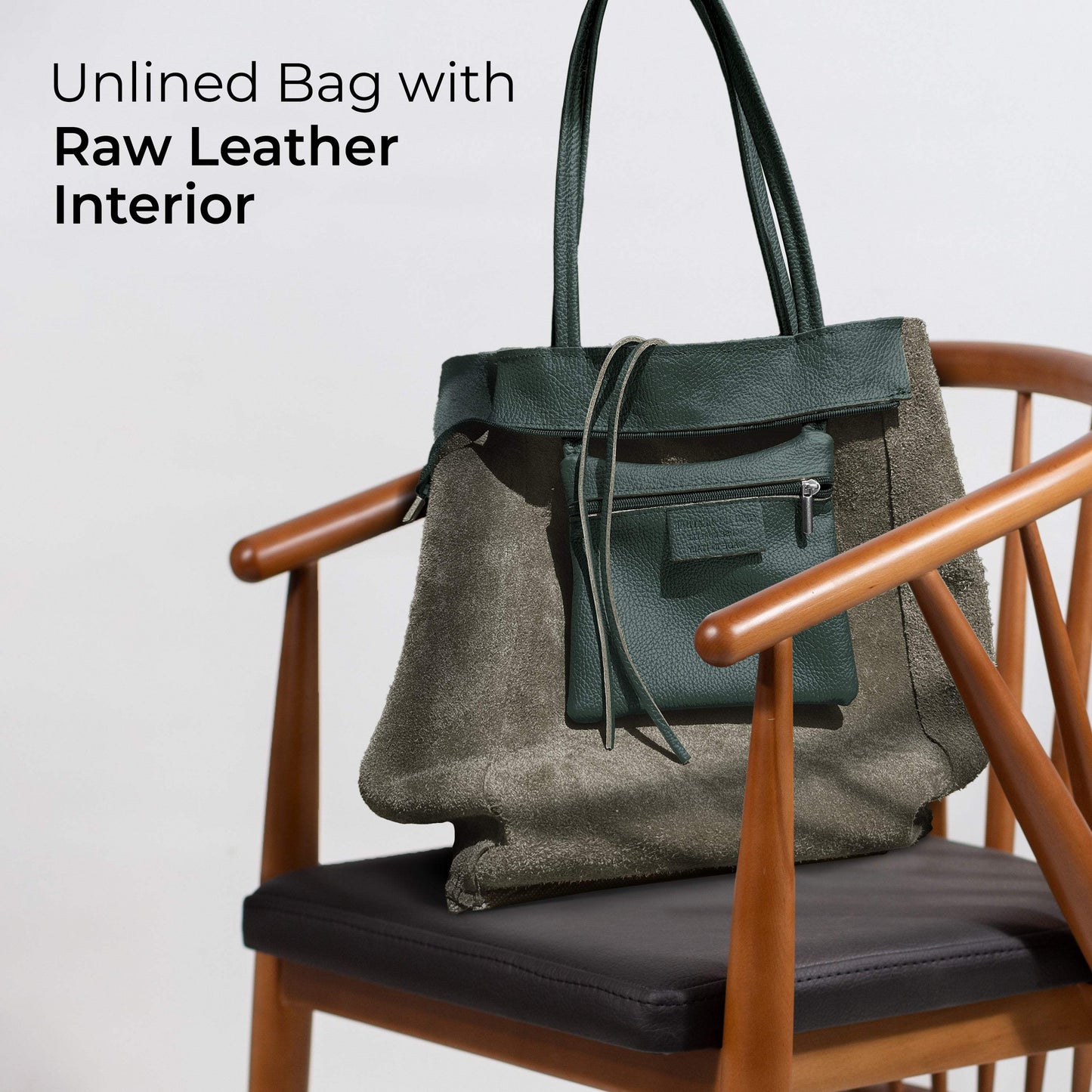 Italian Genuine Calf Leather Tote Bag 201718 - TAKEASY - Flyclothing LLC