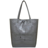 Italian Genuine Calf Leather Tote Bag 201718 - TAKEASY - Flyclothing LLC