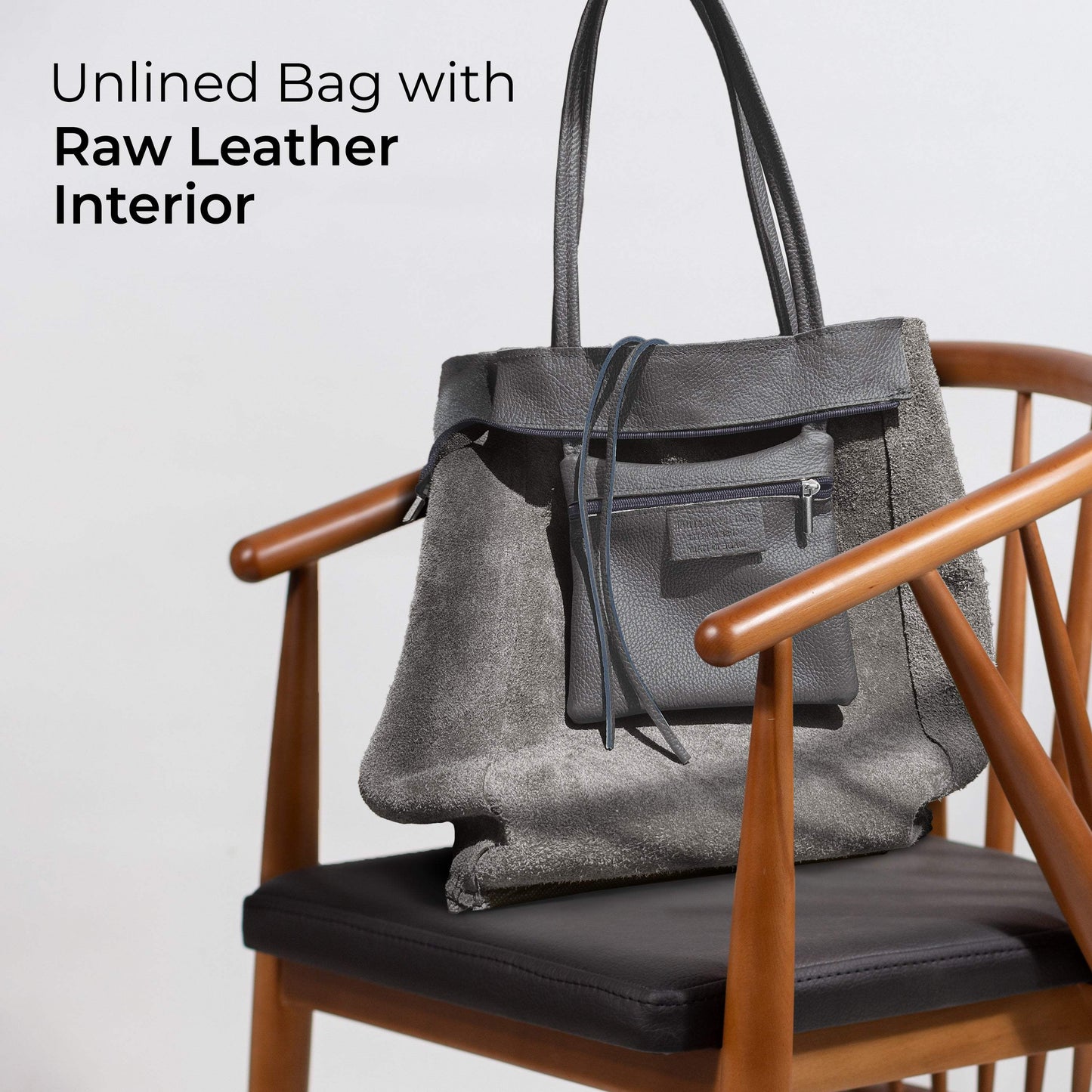Italian Genuine Calf Leather Tote Bag 201718 - TAKEASY - Flyclothing LLC