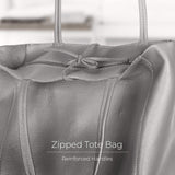 Italian Genuine Calf Leather Tote Bag 201718 - TAKEASY - Flyclothing LLC
