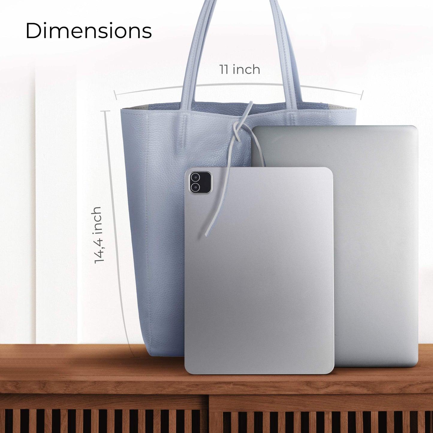 Italian Genuine Calf Leather Tote Bag 201718 - TAKEASY - Flyclothing LLC