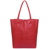 Italian Genuine Calf Leather Tote Bag 201718 - TAKEASY - Flyclothing LLC