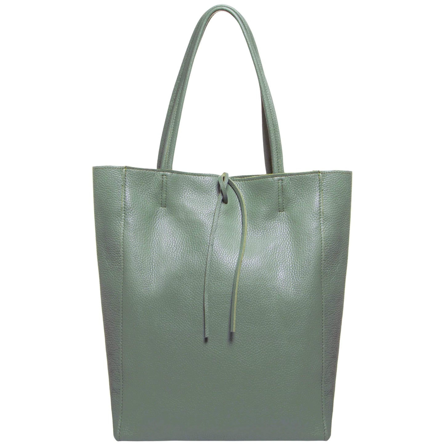 Italian Genuine Calf Leather Tote Bag 201718 - TAKEASY - Flyclothing LLC