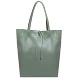 Italian Genuine Calf Leather Tote Bag 201718 - TAKEASY - Flyclothing LLC