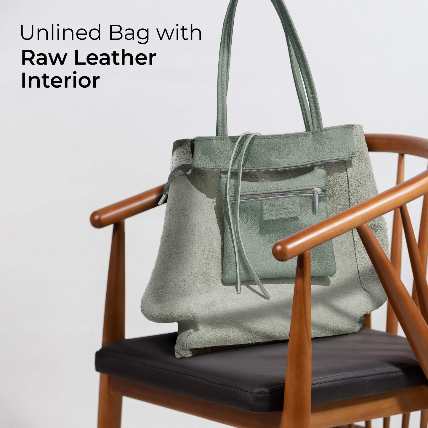Italian Genuine Calf Leather Tote Bag 201718 - TAKEASY - Flyclothing LLC