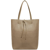 Calf Leather Tote Bag - TAKEASY - Flyclothing LLC