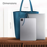 Italian Genuine Calf Leather Tote Bag 201718 - TAKEASY - Flyclothing LLC