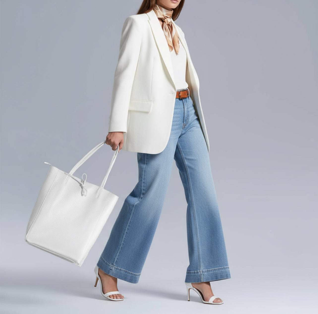 Italian Genuine Calf Leather Tote Bag 201718 - TAKEASY - Flyclothing LLC