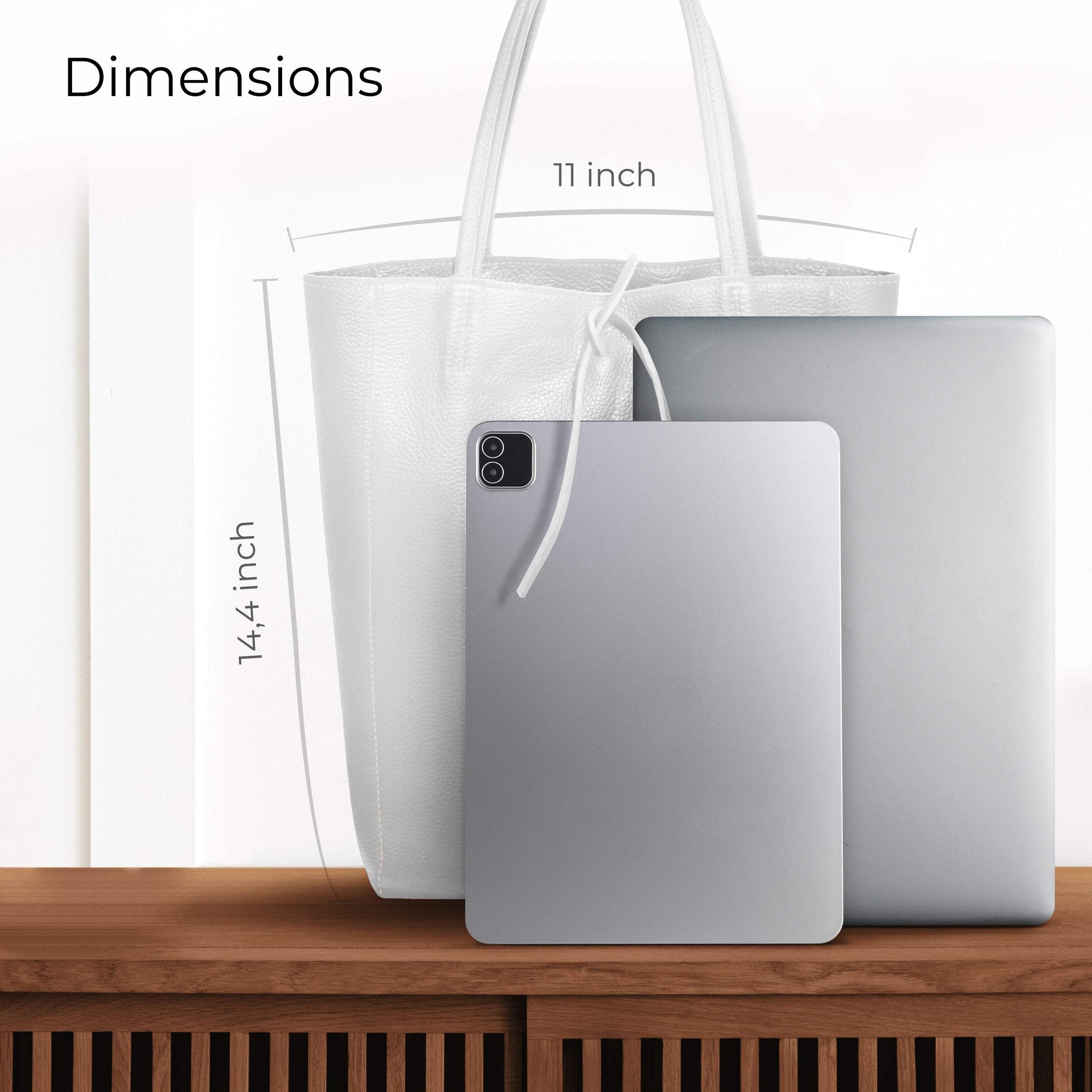 Italian Genuine Calf Leather Tote Bag 201718 - TAKEASY - Flyclothing LLC