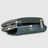 Italian Genuine Calf Leather Wallet 000350 - TAKEASY - Flyclothing LLC