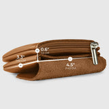 Italian Genuine Calf Leather Wallet 000350 - TAKEASY - Flyclothing LLC