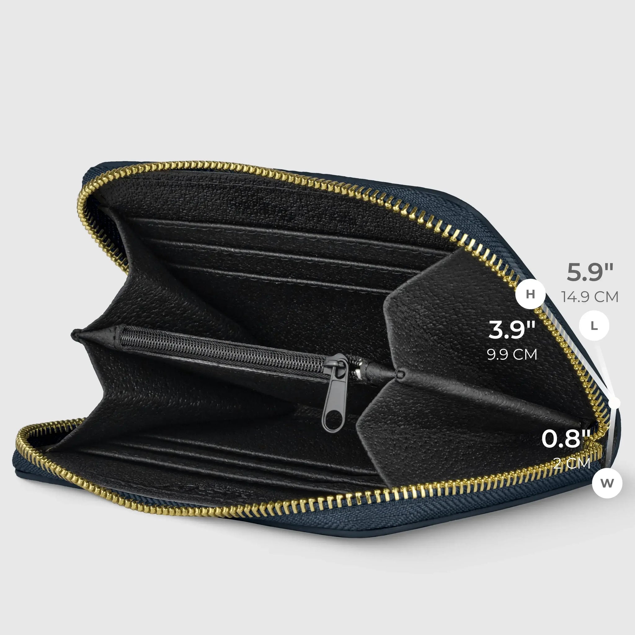 Italian Genuine Calf Leather Wallet 650988 - TAKEASY - Flyclothing LLC